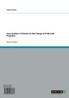 Produktbild: Jane Austen's Criticism of the Clergy in Pride and Prejudice