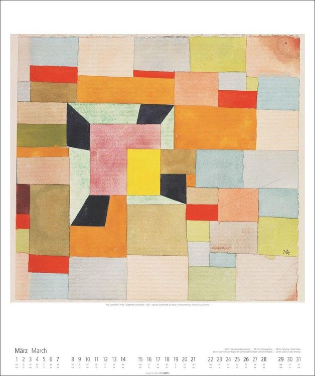 Produktbild: Paul Klee Kalender 2027