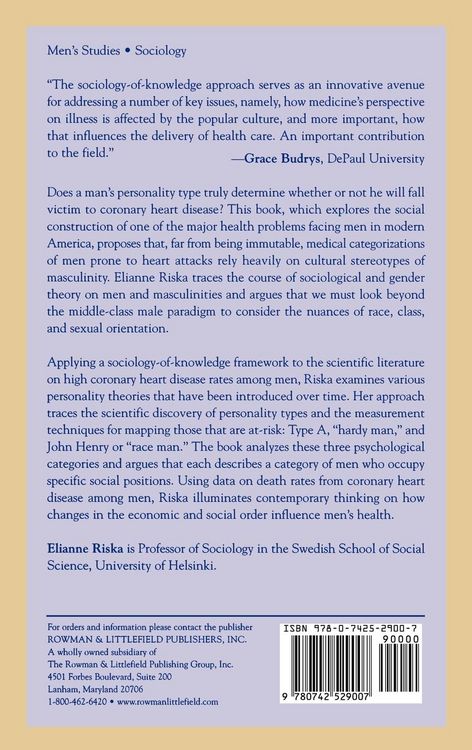 Produktbild: Masculinity and Men's Health