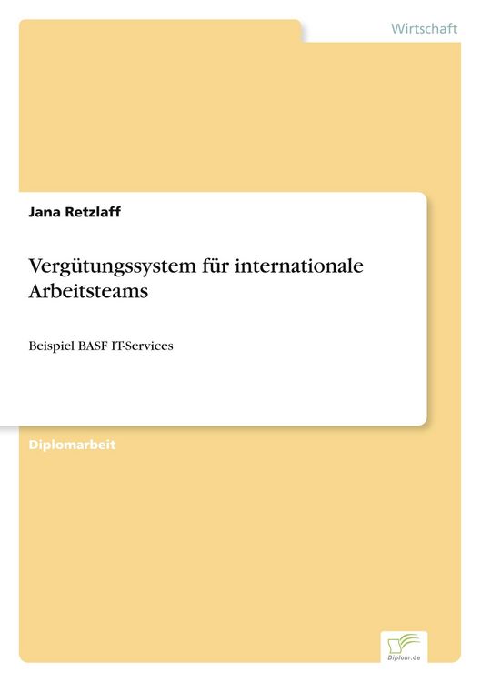 Produktbild: Verg&uuml;tungssystem f&uuml;r internationale Arbeitsteams