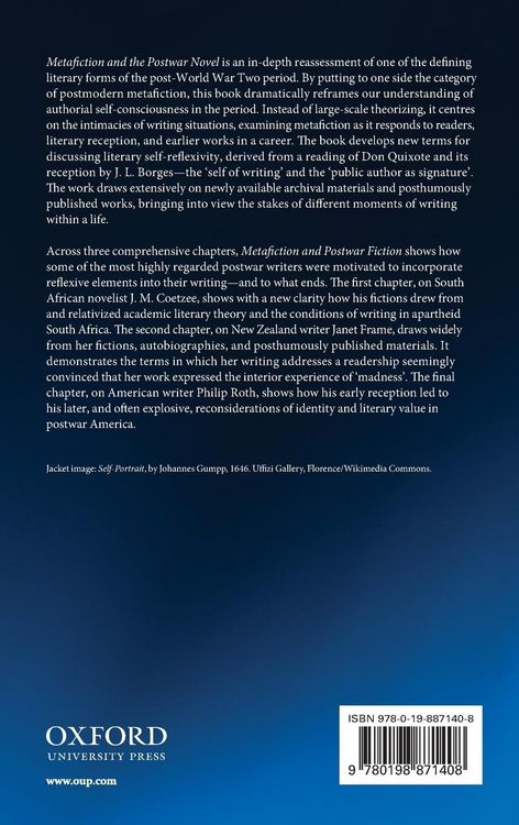 Produktbild: METAFICTION & POSTWAR NOVEL OEM C