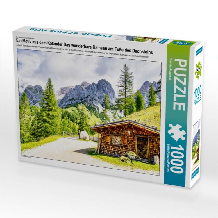 Produktbild: CALVENDO Puzzle Das wunderbare Ramsau am Fu&szlig;e des Dachsteins 1000 Teile Lege-Gr&ouml;&szlig;e 640 x 480 cm Foto-Puzzle Bild von Solveig Rogalski