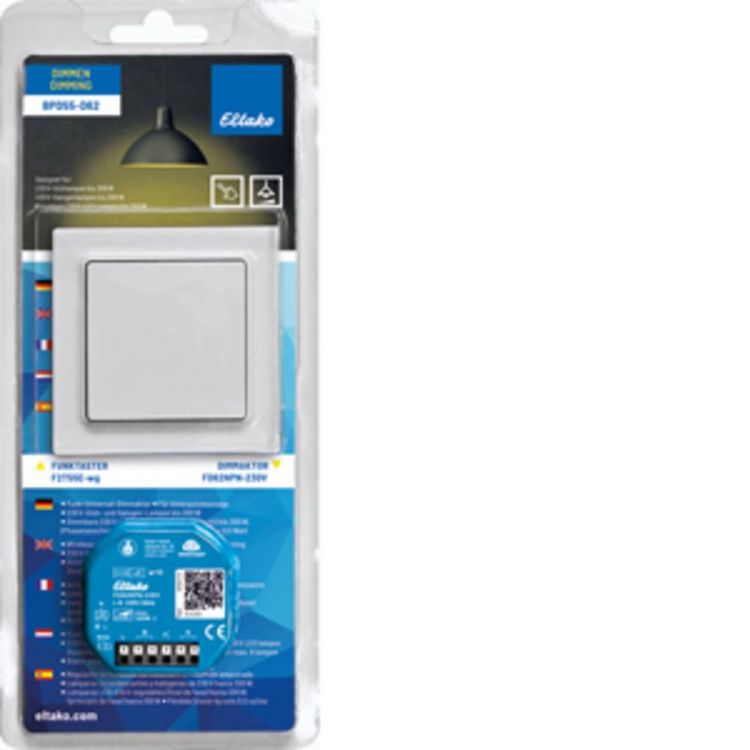 Produktbild: Eltako BPD55-D62 Blister-Pack Dimmer-Set Unterputz