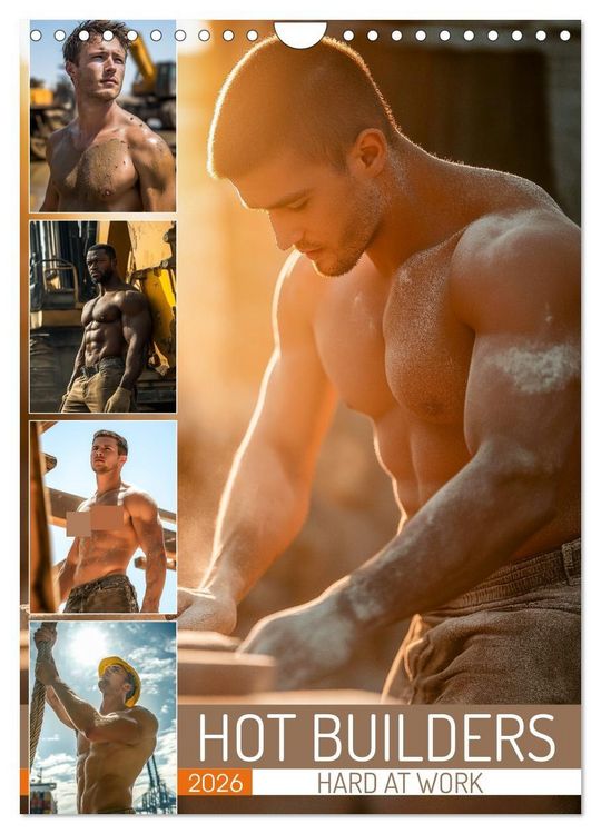 Produktbild: Hot Builders - Hard at Work (Wall Calendar 2026 DIN A4 portrait), CALVENDO 12 Month Wall Calendar