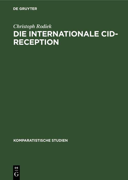 Produktbild: Die internationale Cid-Reception