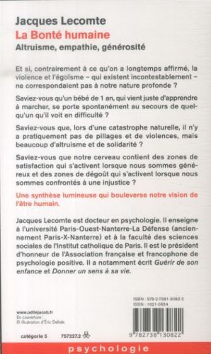 Produktbild: La bont&eacute; humaine : altruisme, empathie, g&eacute;n&eacute;rosit&eacute;