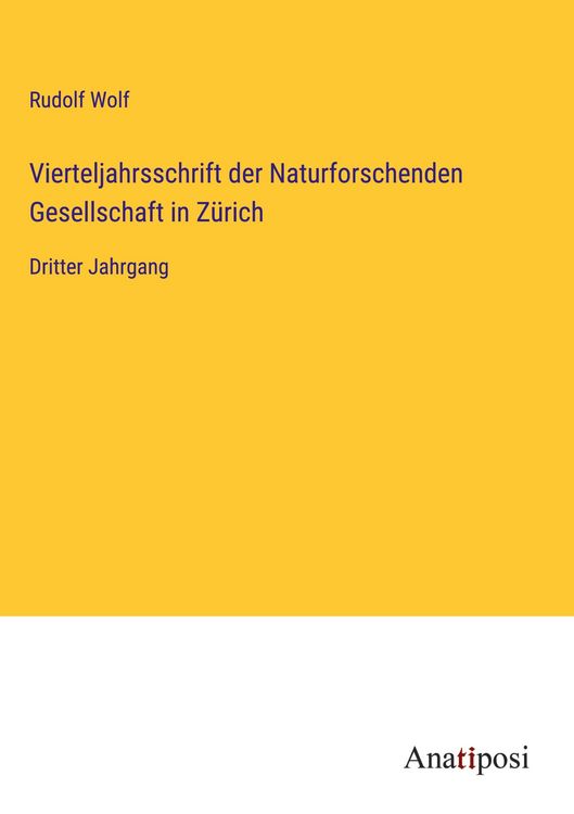 Produktbild: Vierteljahrsschrift der Naturforschenden Gesellschaft in Z&uuml;rich