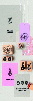 Produktbild: Stempelset Ostern, Hasen/Eier,