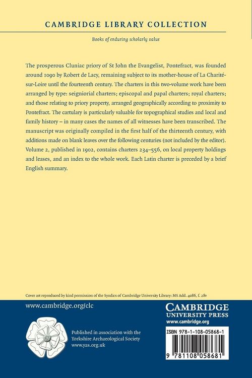 Produktbild: The Chartulary of St John of Pontefract