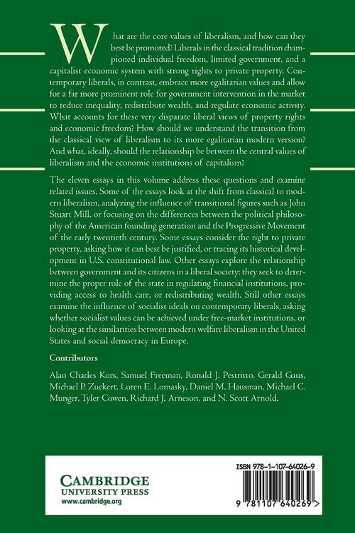 Produktbild: Liberalism and Capitalism