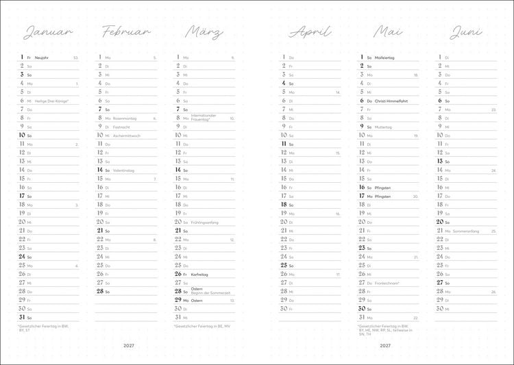 Produktbild: Fantasy Book Journal 2027