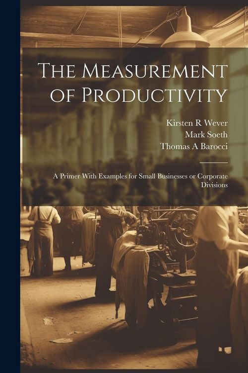 Produktbild: The Measurement of Productivity: A Primer With Examples for Small Businesses or Corporate Divisions