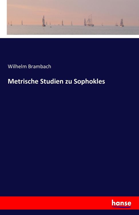 Produktbild: Metrische Studien zu Sophokles