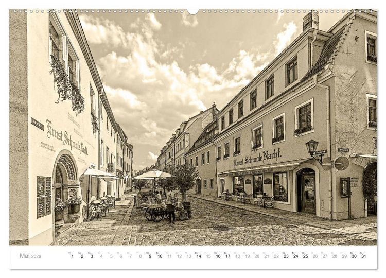 Produktbild: Nostalgiekalender Pirna (hochwertiger Premium Wandkalender 2026 DIN A2 quer), Kunstdruck in Hochglanz