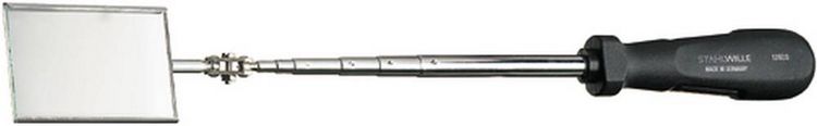Produktbild: Stahlwille 12920N TELESKOP-SPIEGEL, RECHTECKIG Inspektionsspiegel ausziehbar Spiegel-Gr&ouml;&szlig;e: (B x H) 65 mm x 43 mm