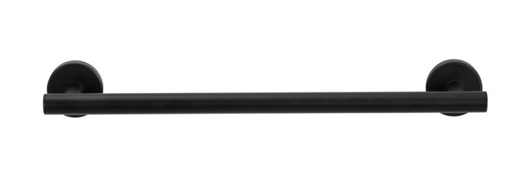 Produktbild: Badetuchstange Mod. Bosio Schwarz Matt, rostfrei, 40 cm