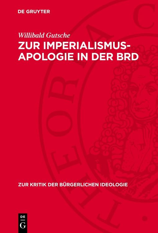 Produktbild: Zur Imperialismus-Apologie in der BRD