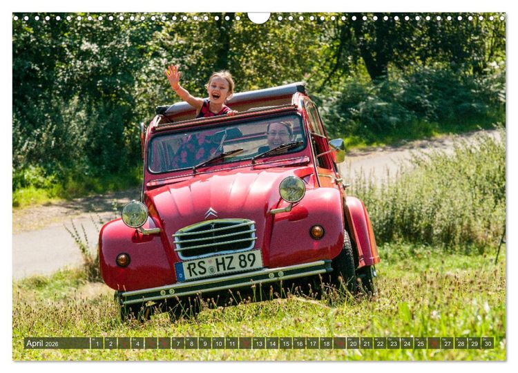 Produktbild: Citro&euml;n 2 CV - Zum Kippen zu schade (Wandkalender 2026 DIN A3 quer), CALVENDO Monatskalender