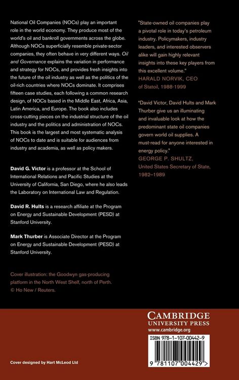 Produktbild: Oil and Governance