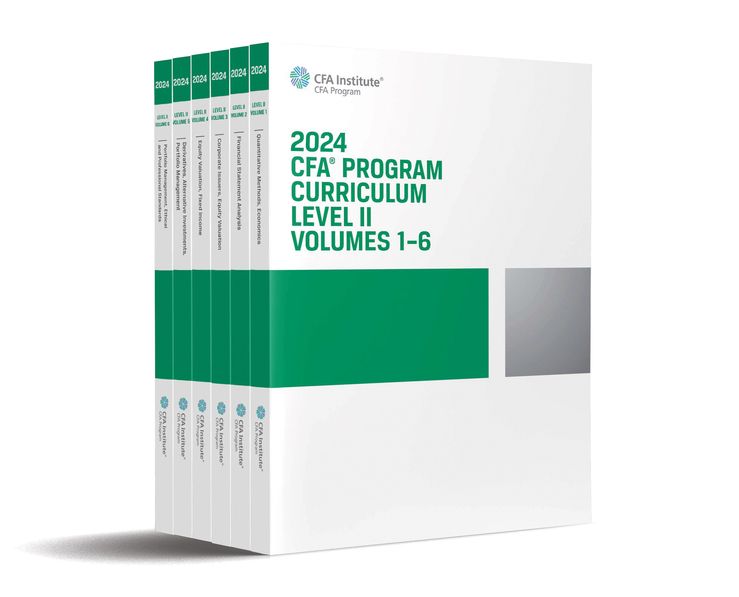 Produktbild: 2024 CFA Program Curriculum Level II Box Set, Volumes 1 - 6
