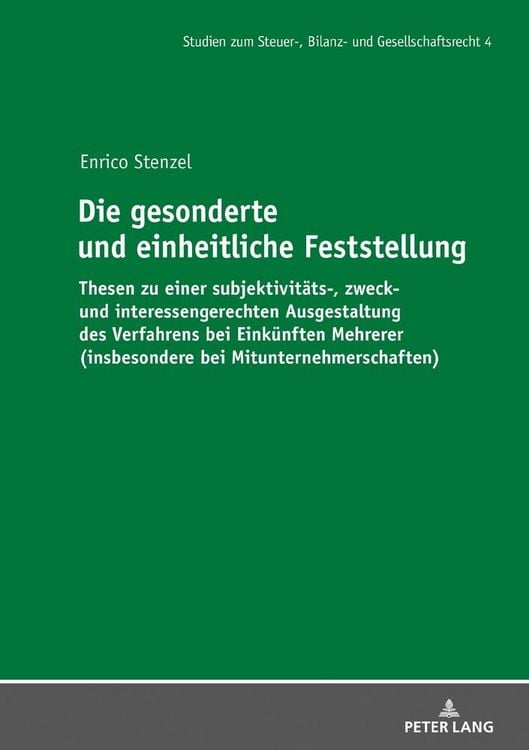 Produktbild: Die gesonderte und einheitliche Feststellung