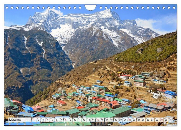 Produktbild: Traumtrekking in NEPAL (Wandkalender 2026 DIN A4 quer), CALVENDO Monatskalender