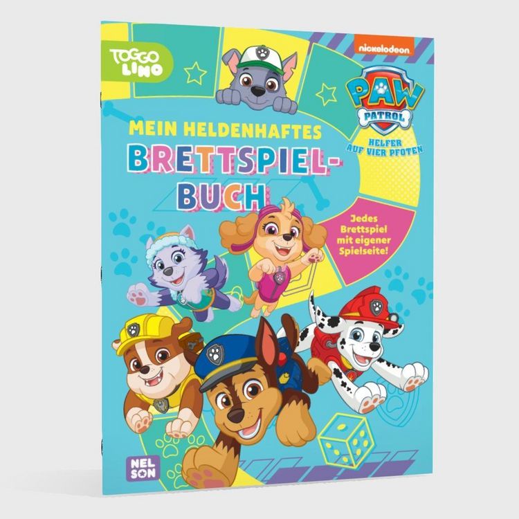 Produktbild: PAW Patrol Mitmachbuch: Mein heldenhaftes Brettspielbuch