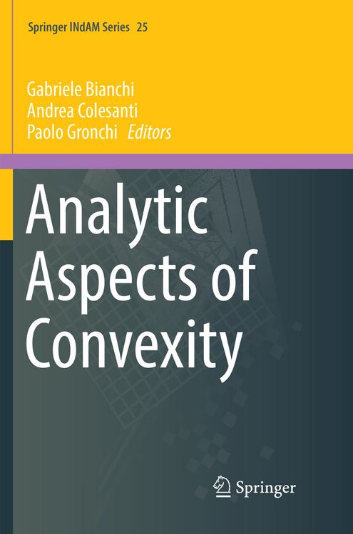 Produktbild: Analytic Aspects of Convexity