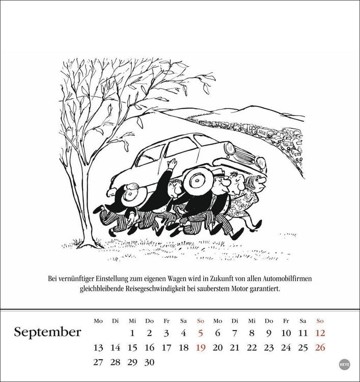Produktbild: Loriot Postkartenkalender 2027