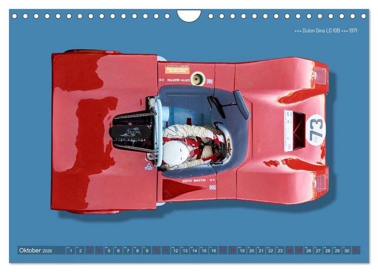 Produktbild: Legenden des Rennsports Historic Sports Cars 1960-1975 (Wandkalender 2026 DIN A4 quer), CALVENDO Monatskalender