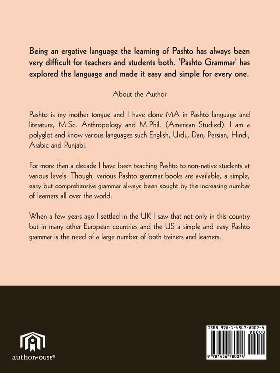 Produktbild: Pashto Grammar