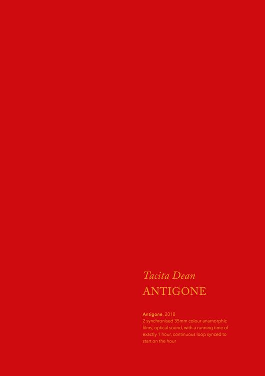 Produktbild: Tacita Dean. Antigone
