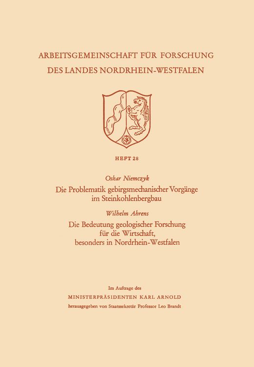 Produktbild: Die Problematik gebirgsmechanischer Vorg&auml;nge im Steinkohlenbergbau