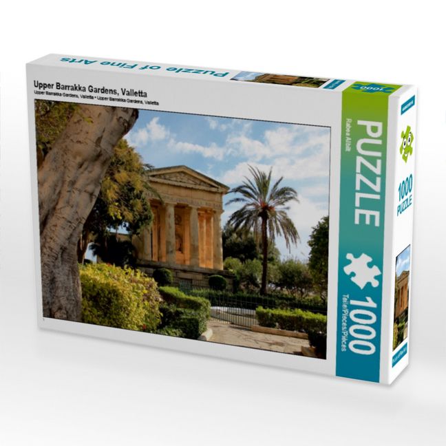 Produktbild: CALVENDO Puzzle Upper Barrakka Gardens, Valletta | 1000 Teile Lege-Gr&ouml;&szlig;e 64x48cm Foto-Puzzle f&uuml;r gl&uuml;ckliche Stunden