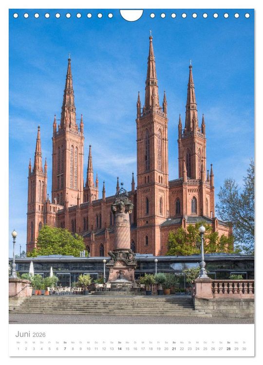 Produktbild: Mein Wiesbaden (Wandkalender 2026 DIN A4 hoch), CALVENDO Monatskalender