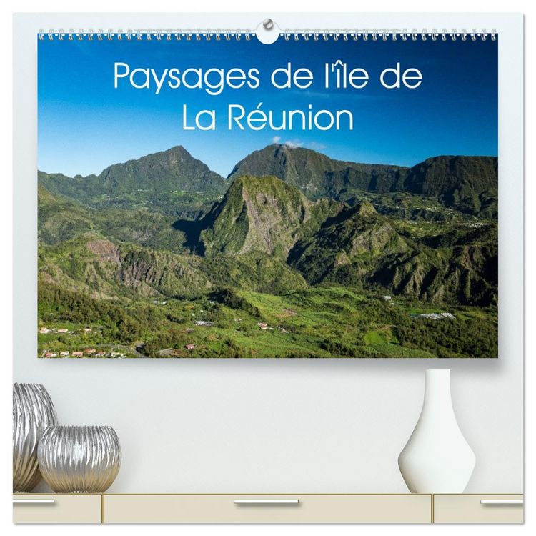 Produktbild: Paysages de l'&icirc;le de La R&eacute;union (Calendrier mural 2026 DIN A2 vertical) calendrier de bureau