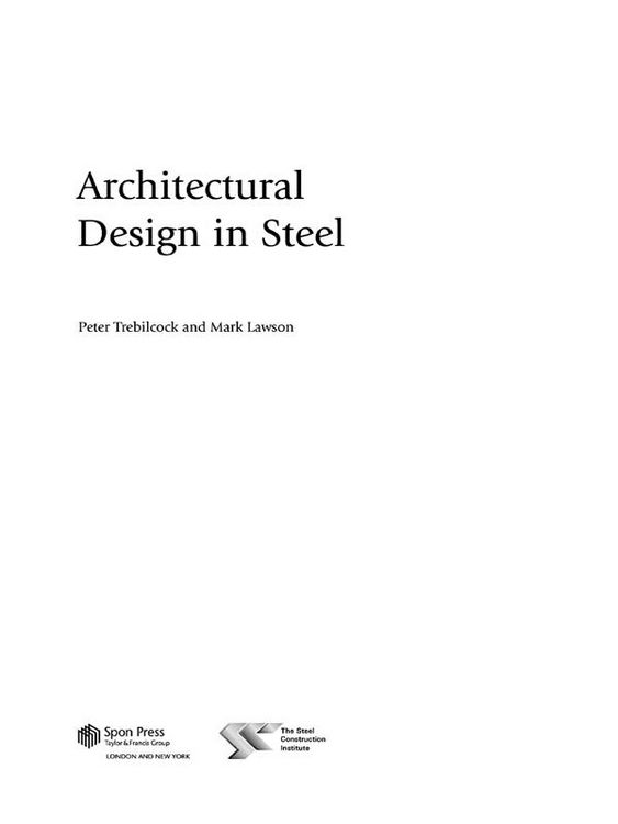 Produktbild: Architectural Design in Steel