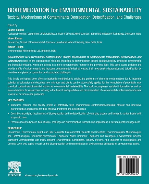 Produktbild: Bioremediation for Environmental Sustainability