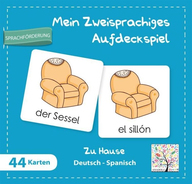 Bild vom Artikel Mein zweisprachiges Aufdeckspiel, Zu Hause Deutsch-Spanisch (Kinderspiel) vom Autor Sernur Isik