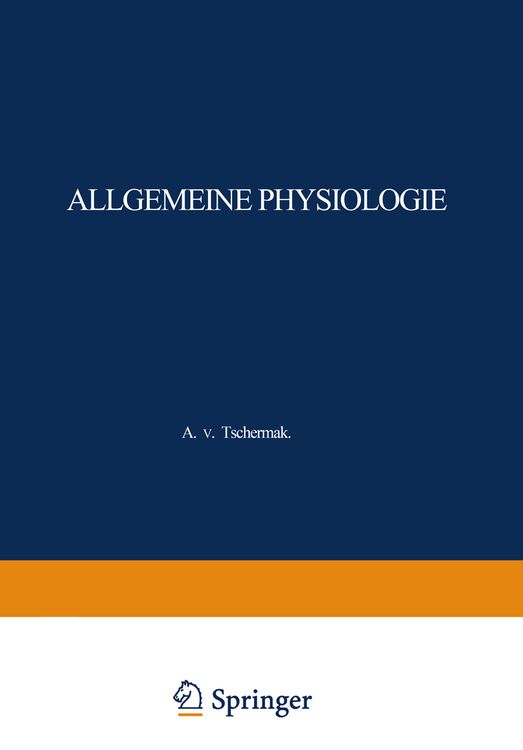 Produktbild: Allgemeine Physiologie