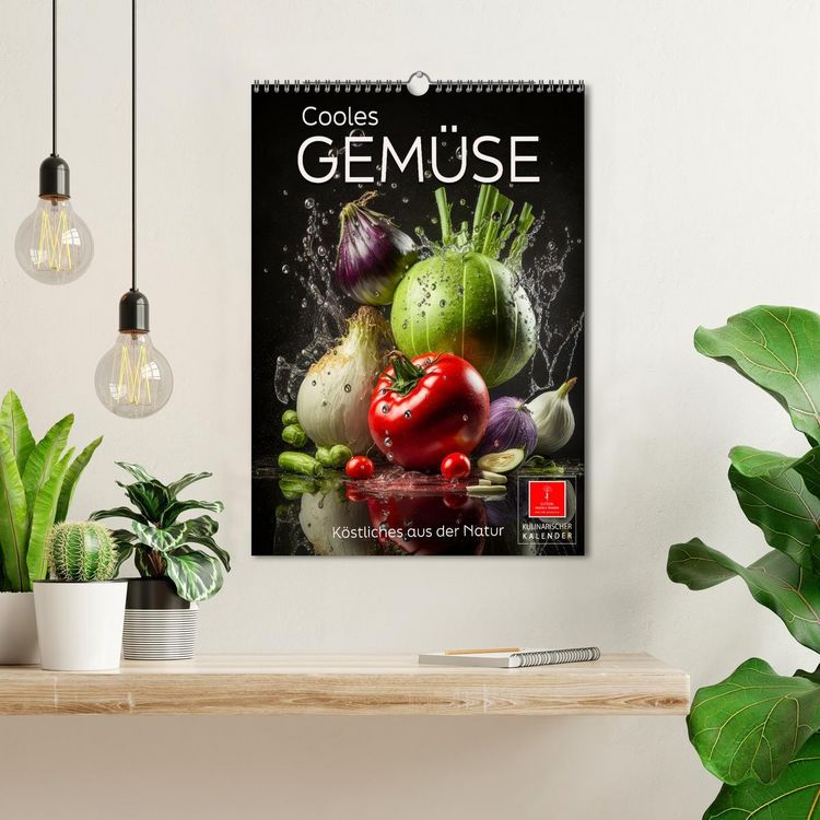 Produktbild: Cooles Gem&uuml;se (Wandkalender 2026 DIN A3 hoch), CALVENDO Monatskalender