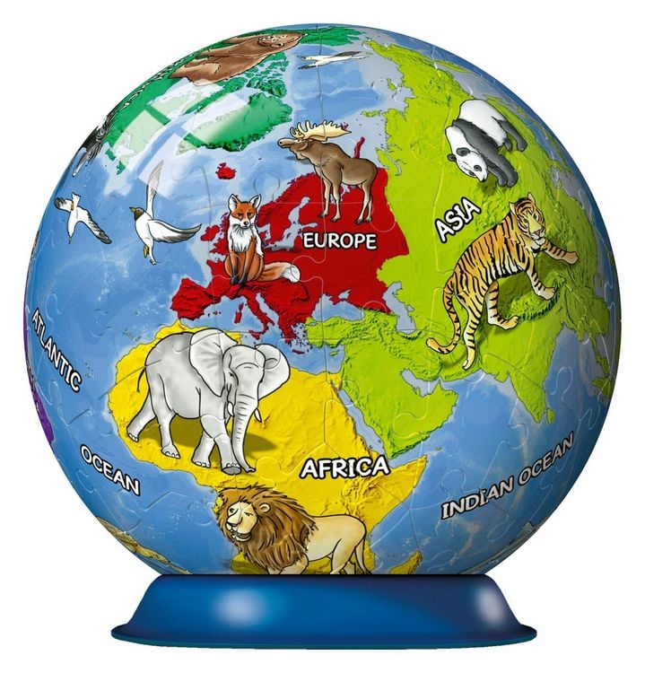 Produktbild: 3D Puzzle Ravensburger Puzzle-Ball Kindererde 72 Teile