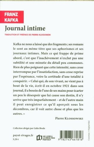 Produktbild: Journal intime
