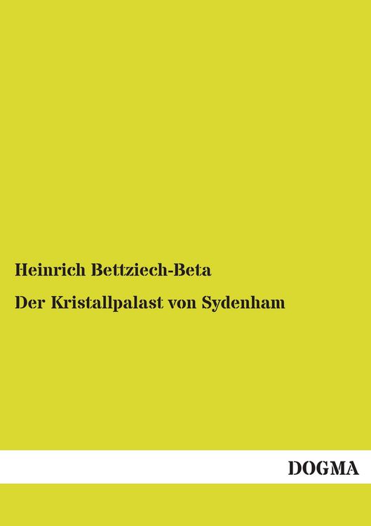 Produktbild: Der Kristallpalast von Sydenham