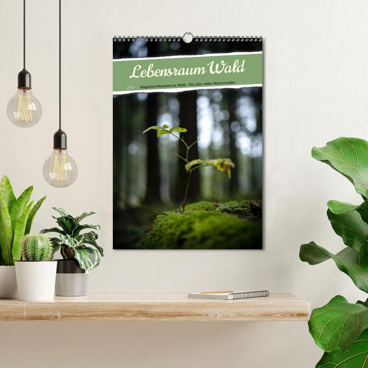 Produktbild: Lebensraum Wald (Wandkalender 2026 DIN A3 hoch), CALVENDO Monatskalender