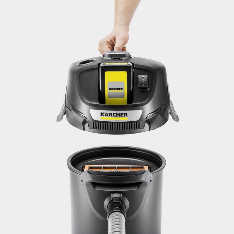 Produktbild: K&auml;rcher Home & Garden AD 2 1.348-301.0 Aschesauger 230W 14l inkl. 1 Akku