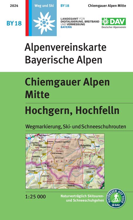 Produktbild: Chiemgauer Alpen Mitte, Hochgern, Hochfelln