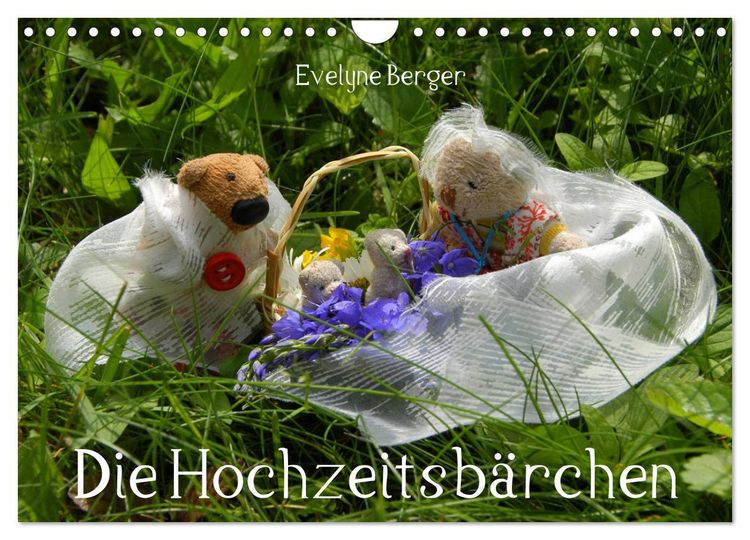 Produktbild: Die Hochzeitsb&auml;rchen (Wandkalender 2026 DIN A4 quer), CALVENDO Monatskalender