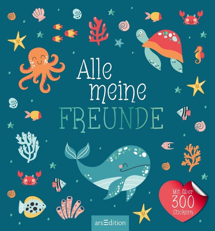 Produktbild: Alle meine Freunde &ndash; Meer | Mit &uuml;ber 300 Stickern