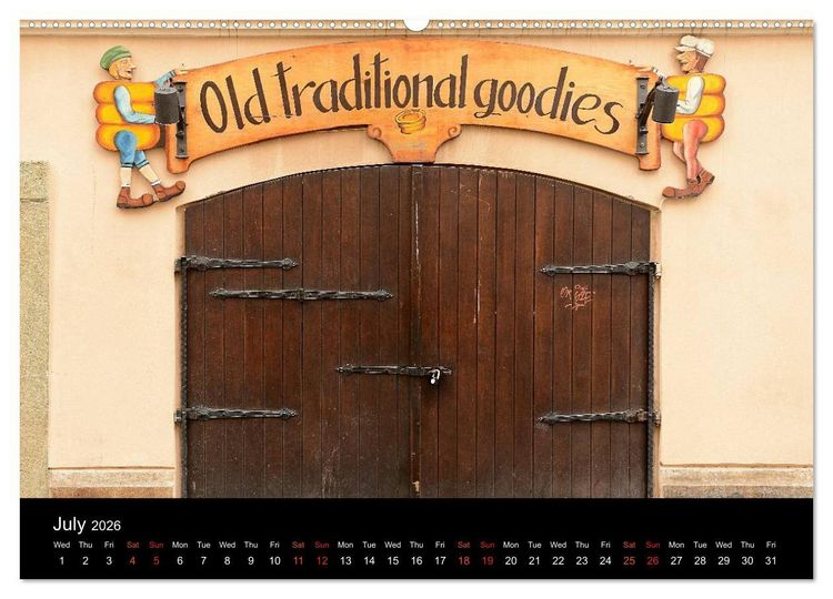 Produktbild: Walking around Prague (High Quality Premium Wall Calendar 2026 DIN A2 landscape),CALVENDO 12 Month Wall Calendar